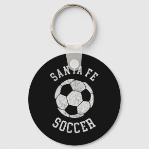 Santa Fe Voetbal Retro Vervuild 90's Vintage Sleutelhanger