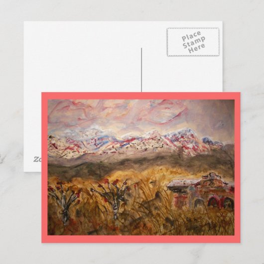 Santa Fe-vrede op aarde Briefkaart (Voorkant / Achterkant)