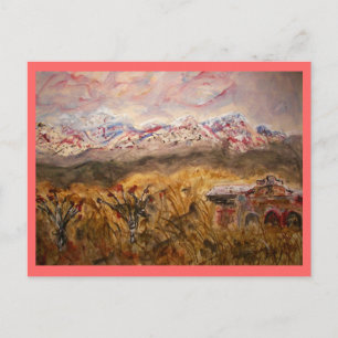 Santa Fe-vrede op aarde Briefkaart