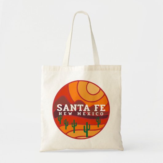 Santa Fe-woestijn in de bergen Tote Bag (Voorkant)