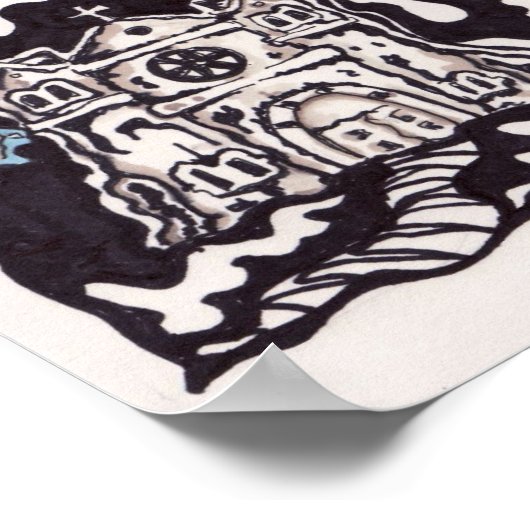 santa fe zozobra poster (Hoek)