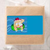 Santa-feestdagen Etiket (Insitu)