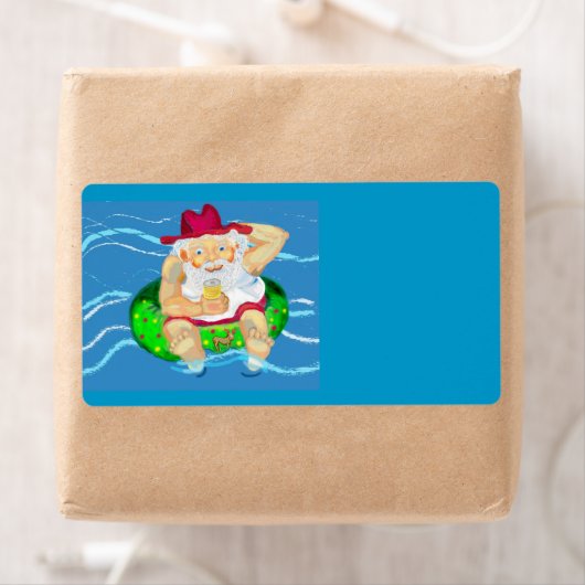 Santa-feestdagen Etiket (Insitu)