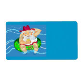 Santa-feestdagen Etiket (Voorkant)