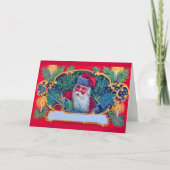 SANTA  FEESTDAGEN KAART (Voorkant)