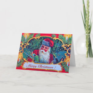 SANTA  FEESTDAGEN KAART