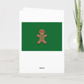 Santa Feestdagen Kaart (Achterkant)