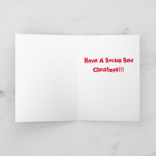 Santa Feestdagen Kaart (Binnen)