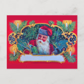 SANTA  FEESTDAGENKAART (Voorkant)