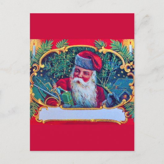 SANTA  FEESTDAGENKAART (Voorkant)