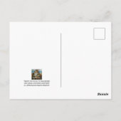 Santa Field-muis met hot-cacaoWaterverf Briefkaart (Achterkant)