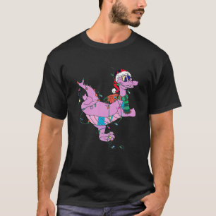 Santa Figment Dragon Kerstverlichting T-shirt
