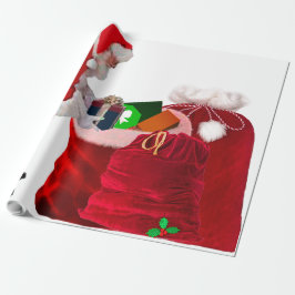 Santa Filling Gift Sacks Verpakking Papier