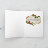 Santa Filling-kousen Feestdagen Kaart (Binnen)