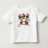 Santa Finches Kinder Shirts (Voorkant)