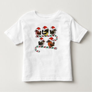 Santa Finches Kinder Shirts