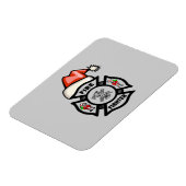 Santa Firefighter Magneet (Linkerzijde)