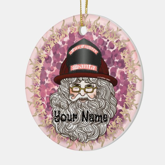 Santa Firefighter ornament (Links)