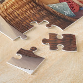 Santa Fireplace beroemd gemaakt door Christmas Sto Legpuzzel (Zijkant)