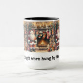 Santa Fireplace beroemd gemaakt door Christmas Sto Mok (Midden)