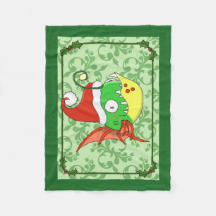 Santa Fishy Fleece Blanket