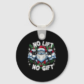 Santa Fitness Bodybuilding Christmas No Lift No Gi Sleutelhanger (Voorkant)