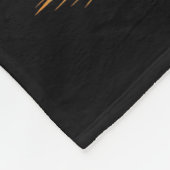 Santa Flamingo Christmas Lights Trocal Palms Tree  Fleece Deken (Hoek)