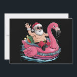 Santa Flamingo Floatie Kerstmis in juli Zomer Kaart<br><div class="desc">Santa Flamingo Floatie Kerstmis In Juli Zomer Kerstmis</div>