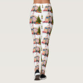 santa flamingo trailer leggings (Achterkant)