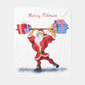 Santa Fleece Blanket Deken (Voorkant)