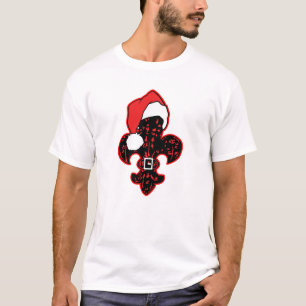 Santa Fleur de lis (1) dames nacht shirt