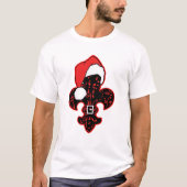 Santa Fleur de lis (1) t-shirt (Voorkant)