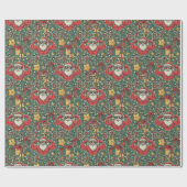 Santa Flex 6-7 Meme Christmas Cadeaupapier (Vlak)