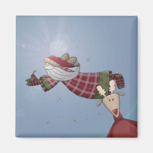 Santa Flies Magneet