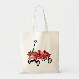 Santa Flyer Wagon Cadeaus Cute Kerstmis Tas