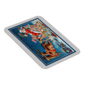  Santa Flying Sleigh Flex Magnet Magneet (Rechterzijde)