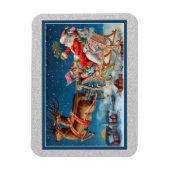  Santa Flying Sleigh Flex Magnet Magneet (Verticaal)