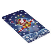 Santa Flying Vliegtuig Premium Flexi Magnet Magneet (Rechterzijde)