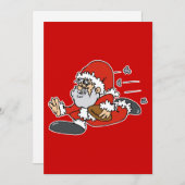 Santa football kaart (Voorkant / Achterkant)