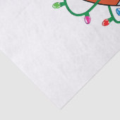 Santa Football Sportbal Mannen Jongens Kerstmis Tissuepapier (Detail)