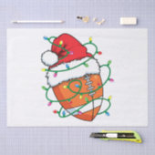 Santa Football Sportbal Mannen Jongens Kerstmis Tissuepapier (Craft)