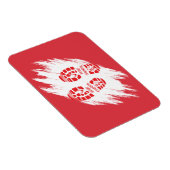 Santa Footprint Magneet (Rechterzijde)