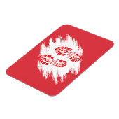 Santa Footprint Magneet (Linkerzijde)