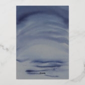 Santa Footprint op Rooftop Funny-kerstbeweging Folie Feestdagenkaart (Achterkant)