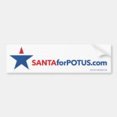 "Santa for Potus" 11 x 3" bumpersticker (Voorkant)