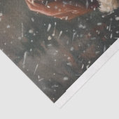 Santa Forest sneeuwdecoupage Tissuepapier (Detail)