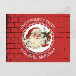 Santa fork koken bakken recept kaart