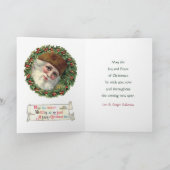  Santa Foto Inzetstuk Kerst Kaart Sjabloon (Binnen)