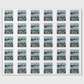 Santa-fotobom Cadeaupapier (Vlak)