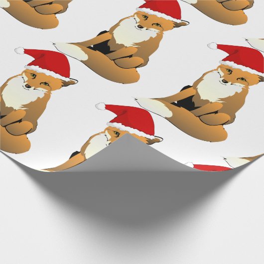 Santa Fox Cadeaupapier (Hoek)
